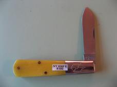  NEW YORK KNIFE COMPANY/COOPER CUTLERY BARLOW YELLOW BONE #2