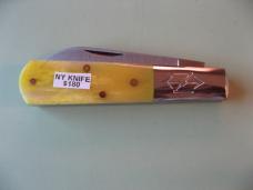 NEW YORK KNIFE COMPANY/COOPER CUTLERY BARLOW YELLOW BONE #3