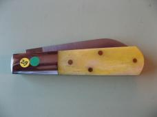  NEW YORK KNIFE COMPANY/COOPER CUTLERY BARLOW YELLOW BONE #3