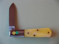  NEW YORK KNIFE COMPANY/COOPER CUTLERY BARLOW YELLOW BONE #3