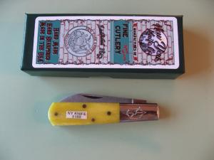  NEW YORK KNIFE COMPANYCOOPER CUTLERY BARLOW YELLOW BONE 4