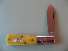  NEW YORK KNIFE COMPANY/COOPER CUTLERY BARLOW YELLOW BONE #4