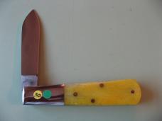  NEW YORK KNIFE COMPANY/COOPER CUTLERY BARLOW YELLOW BONE #4