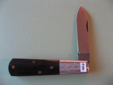  NEW YORK KNIFE COMPANY/COOPER CUTLERY BARLOW SMOOTH EBONY WOOD