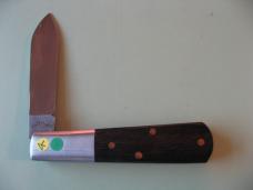  NEW YORK KNIFE COMPANY/COOPER CUTLERY BARLOW SMOOTH EBONY WOOD