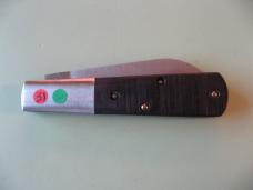  NEW YORK KNIFE COMPANY/COOPER CUTLERY BARLOW SAW CUT EBONY WOOD