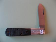  NEW YORK KNIFE COMPANY/COOPER CUTLERY BARLOW SAW CUT EBONY WOOD