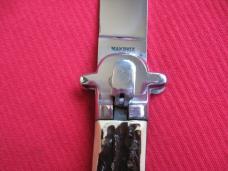 Vintage Large French MAKINOX Leverlock Switchblade Knife 