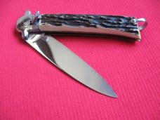 Vintage Large French MAKINOX Leverlock Switchblade Knife 