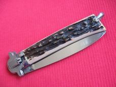 Vintage Large French MAKINOX Leverlock Switchblade Knife 