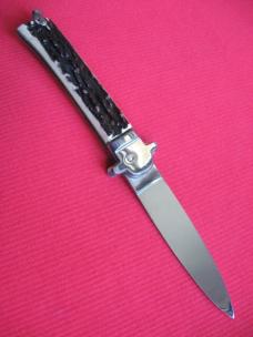 Vintage Large French MAKINOX Leverlock Switchblade Knife 