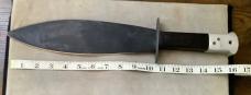 World War II reproduction Smatchet w/stand