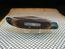 SCHRADE OLD TIMER 25OT FOLDING HUNTER VINTAGE USA OLD STOCK CARBON STEEL BLADE POCKET KNIFE & SHEATH