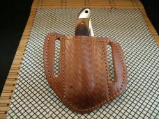 SCHRADE OLD TIMER 25OT FOLDING HUNTER VINTAGE USA OLD STOCK CARBON STEEL BLADE POCKET KNIFE & SHEATH