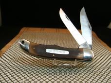 SCHRADE OLD TIMER 25OT FOLDING HUNTER VINTAGE USA OLD STOCK CARBON STEEL BLADE POCKET KNIFE & SHEATH
