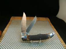 SCHRADE OLD TIMER 25OT FOLDING HUNTER VINTAGE USA OLD STOCK CARBON STEEL BLADE POCKET KNIFE & SHEATH