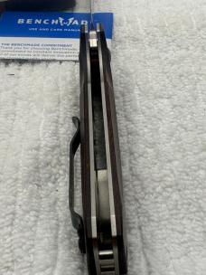 Benchmade 15060-2 Grizzly Creek Manual Opening Hunting Knife With Gut Hook