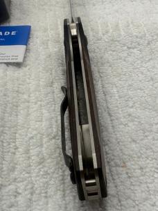 Benchmade 15060-2 Grizzly Creek Manual Opening Hunting Knife With Gut Hook