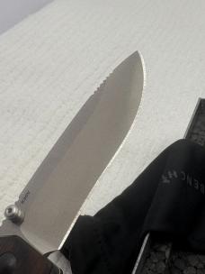 Benchmade 15060-2 Grizzly Creek Manual Opening Hunting Knife With Gut Hook
