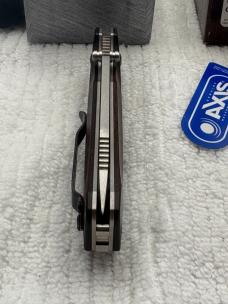 Benchmade 15060-2 Grizzly Creek Manual Opening Hunting Knife With Gut Hook