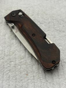 Benchmade 15060-2 Grizzly Creek Manual Opening Hunting Knife With Gut Hook