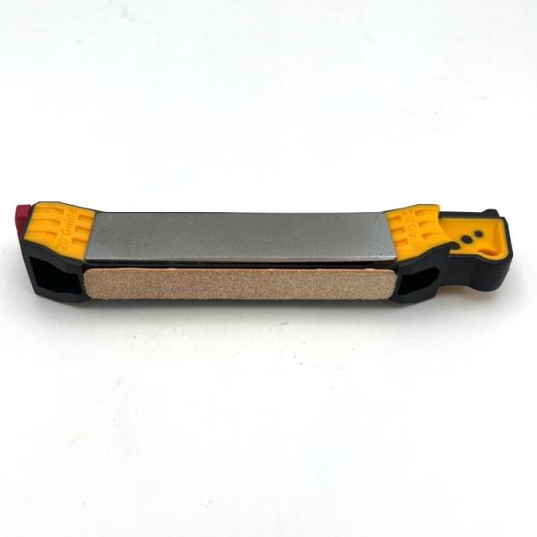 Compact Sharpening System with Diamond Stones and Ceramic Rod Compact Sharpening System with Diamond Stones and Ceramic Rod