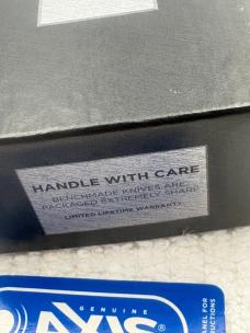 Benchmade 917SBK Prototype Tactical Triage Axis Lock Knife NIB Made In USA