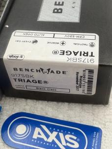 Benchmade 917SBK Prototype Tactical Triage Axis Lock Knife NIB Made In USA