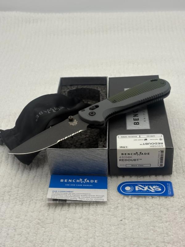 Benchmade 430SBK Redoubt New In Box Made In USA