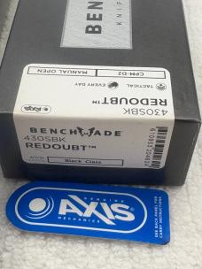 Benchmade 430SBK Redoubt New In Box Made In USA