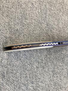 R.B JOHNSON, Clearwater, Minnesota, Damascus/Titanium, Mother-of-Pearl, LinerLock Pocket Knife