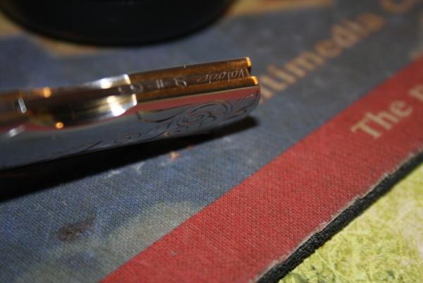 Al Mar Falcon Early Valade Engraved Knife Like New