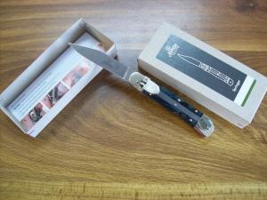 Hubertus Knife Just Arrived Blue Poplar Handles Solingen Germany Size 10 Medium Clip-Point NIB