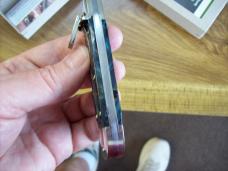 Hubertus Knife Just Arrived Blue Poplar Handles Solingen, Germany Size 10 Medium Clip-Point NIB