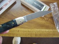 Hubertus Knife Just Arrived Blue Poplar Handles Solingen, Germany Size 10 Medium Clip-Point NIB