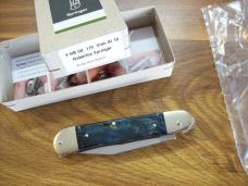 Hubertus Knife Just Arrived Blue Poplar Handles Solingen, Germany Size 10 Medium Clip-Point NIB