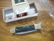 Hubertus Knife Shellpuller Patronenzieher Solingen Germany Blue Poplar Large Size 11 UNUSED NIB.