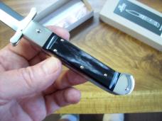 Hubertus The Guardian Knife Solingen, Germany Very Rare Brazilian Horn Swing Guard UNUSED W/Box