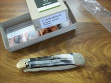 Hubertus The Guardian Knife Solingen, Germany Very Rare Brazilian Horn Swing Guard UNUSED W/Box