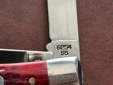 1996 Case XX Pocket Worn 6254 SS Red Pocketworn Bone Trapper