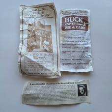 Vintage Buck 307 Wrangler Stockman Knife Pre-Date Code 1st Plus MIB Box Papers USA