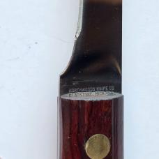 Northwoods Knife Co Gladstone Mich USA Custom Fillet Boning Knife Wood Sheath Mint