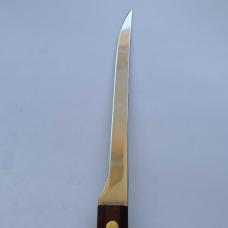 Northwoods Knife Co Gladstone Mich USA Custom Fillet Boning Knife Wood Sheath Mint