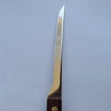 Northwoods Knife Co Gladstone Mich USA Custom Fillet Boning Knife Wood Sheath Mint