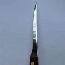 Northwoods Knife Co Gladstone Mich USA Custom Fillet Boning Knife Wood Sheath Mint