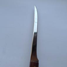 Northwoods Knife Co Gladstone Mich USA Custom Fillet Boning Knife Wood Sheath Mint