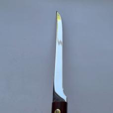 Northwoods Knife Co Gladstone Mich USA Custom Fillet Boning Knife Wood Sheath Mint