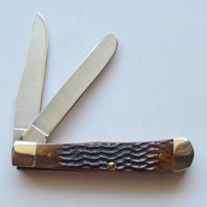 1985 Case XX 6254 SSP Trapper Knife Tested XX Razor Edge MIB Box Papers 5-Dot USA