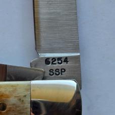 1985 Case XX 6254 SSP Trapper Knife Tested XX Razor Edge MIB Box Papers 5-Dot USA
