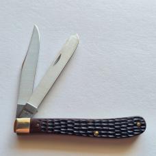 1987 Case XX 62048SP SS Slimline Jack Knife 3 Dot Jigged Bone MIB Box Papers USA